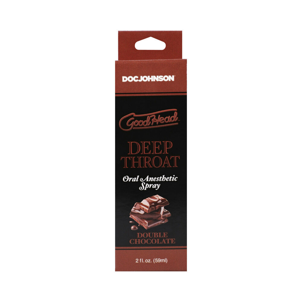 DOC JOHNSON - GOODHEAD DEEP THROAT SPRAY DOUBLE CHOCOLATE 2 OZ.