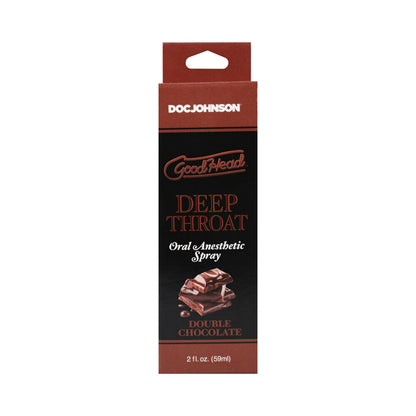 DOC JOHNSON - GOODHEAD DEEP THROAT SPRAY DOUBLE CHOCOLATE 2 OZ.