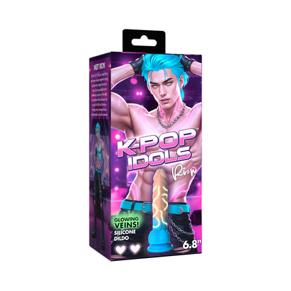 XR BRANDS - K-POP IDOLS RION SILICONE DILDO WITH BALLS