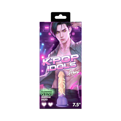 XR BRANDS - K-POP IDOLS AREN SILICONE DILDO WITH BALLS