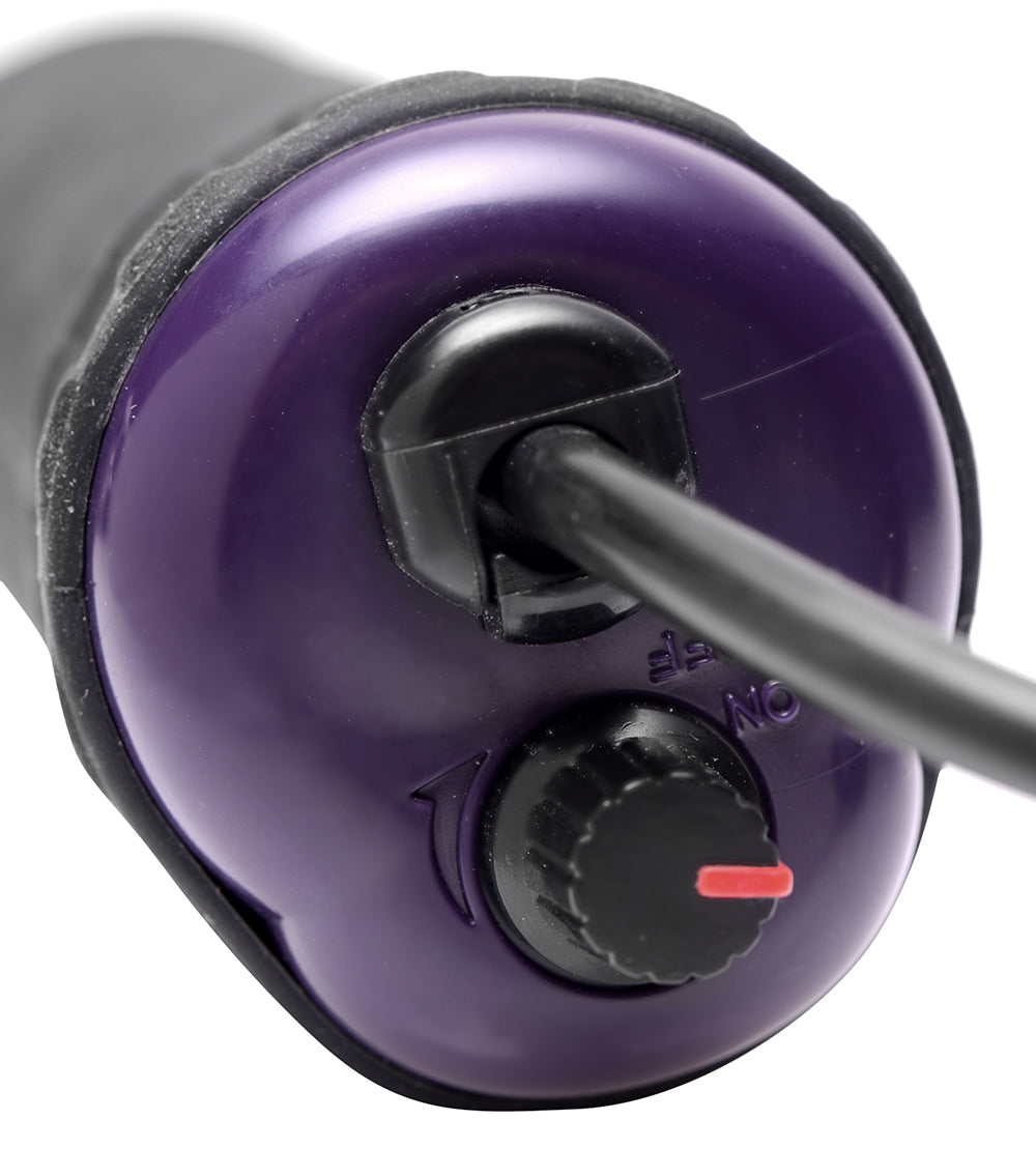 XR BRANDS - ZEUS ELECTROSEX DELUXE EDITION TWILIGHT VIOLET WAND WITH 5 ATTACHMENTS