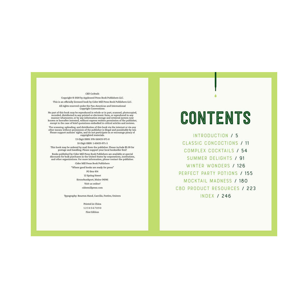 HARPER COLLINS - CBD COCKTAILS: OVER 100 RELAXING RECIPES