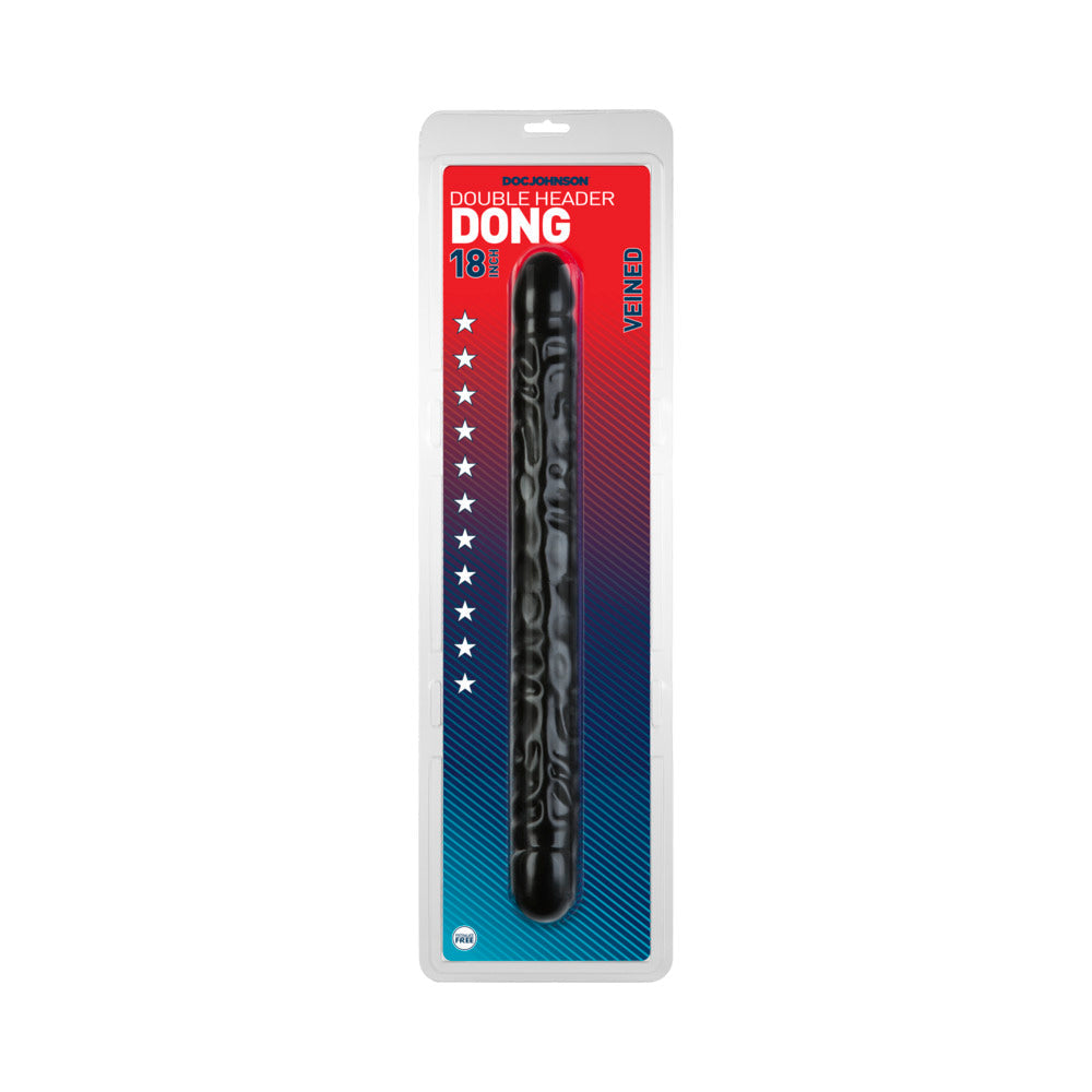 DOC JOHNSON - VEINED DOUBLE HEADER DONG
