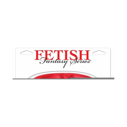 FETISH FANTASY SERIES SATIN LOVE MASK RED