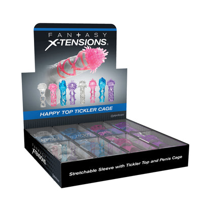 PIPEDREAM - FANTASY X-TENSIONS HAPPY TOP TICKLER CAGE 8-PACK DISPLAY