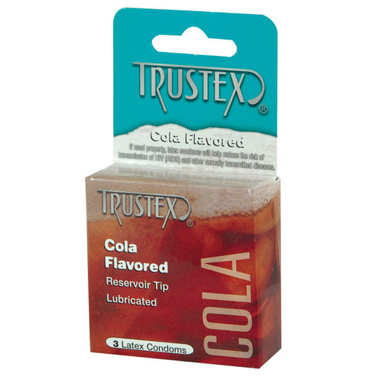 TRUSTEX FLAVORED CONDOMS (COLA/3 PACK)