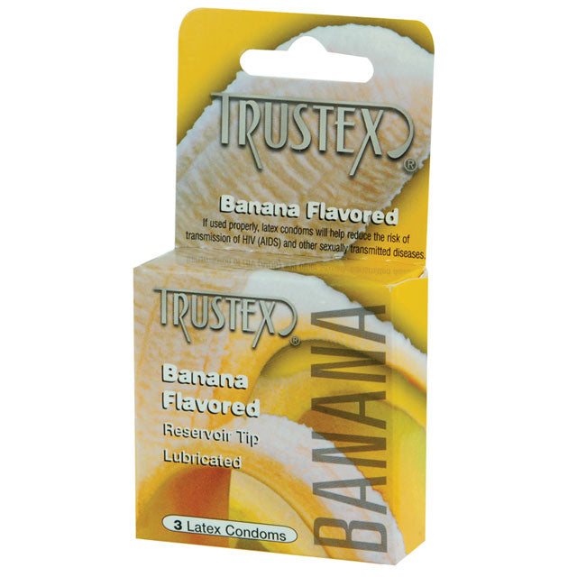 TRUSTEX FLAVORED CONDOMS (BANANA/ 3 PACK)