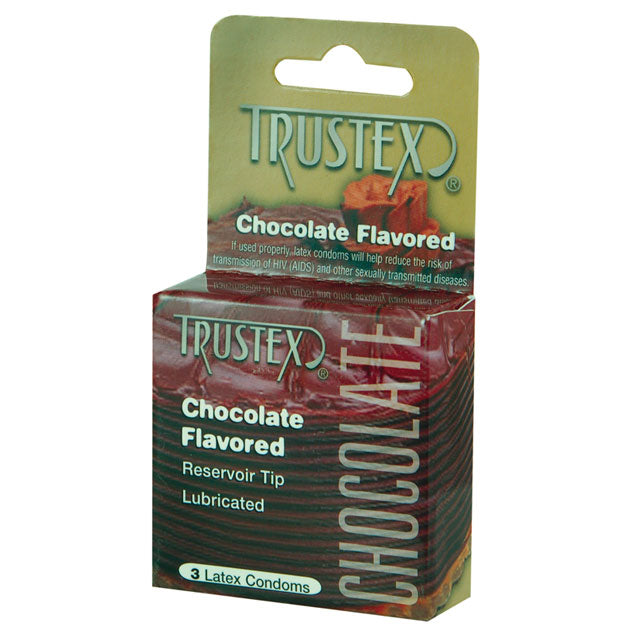 TRUSTEX FLAVORED CONDOMS (CHOCOLATE/3 PACK)