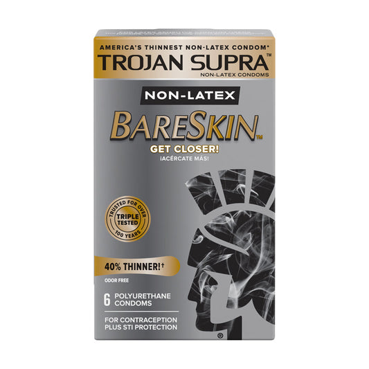TROJAN SUPRA MICROSHEER POLYURETHANE CONDOMS