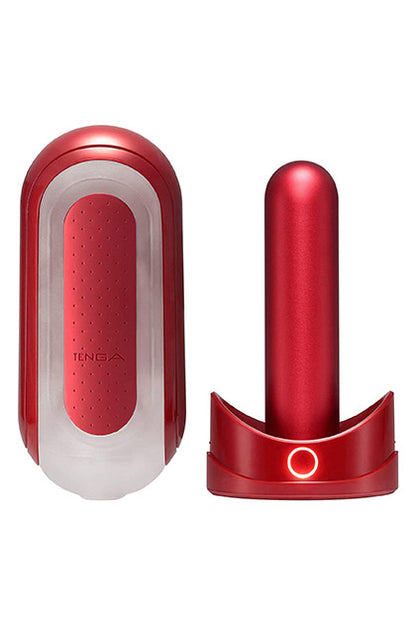 TENGA FLIPHOLE RED & WARMER SET