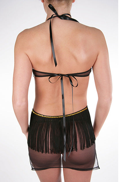 VEGAS NEGLIGE C/TANGA FLECOS