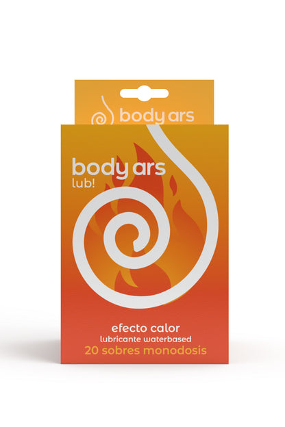 BODY ARS - BOÎTE SUSPENDABLE 20 DOSES GEL BODY ARS EFFET CHALEUR-À BASE D'EAU