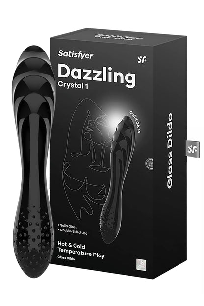 SATISFYER - DAZZLING CRYSTAL 1 BLACK