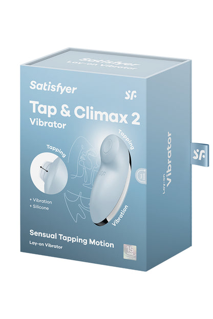SATISFYER - TAP & CLIMAX 2 BLUE