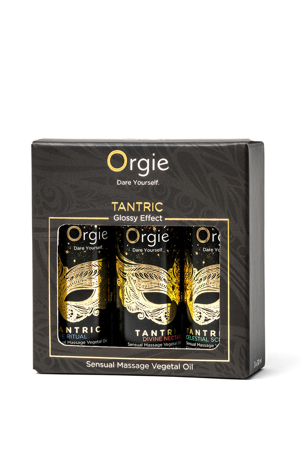 ORGIE - TANTRIC SENSUAL MASSAGE OILS 3 X 30ML SET MINI SIZE COLLECTION