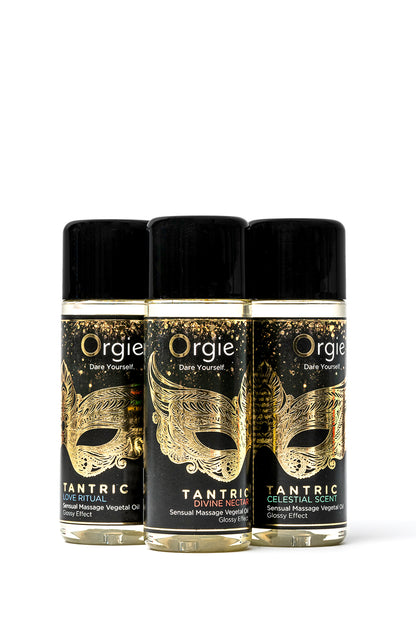 ORGIE - TANTRIC SENSUAL MASSAGE OILS 3 X 30ML SET MINI SIZE COLLECTION