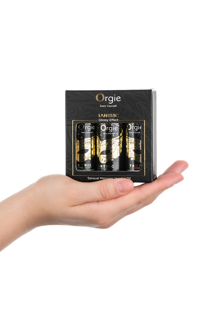 ORGIE - TANTRIC SENSUAL MASSAGE OILS 3 X 30ML SET MINI SIZE COLLECTION