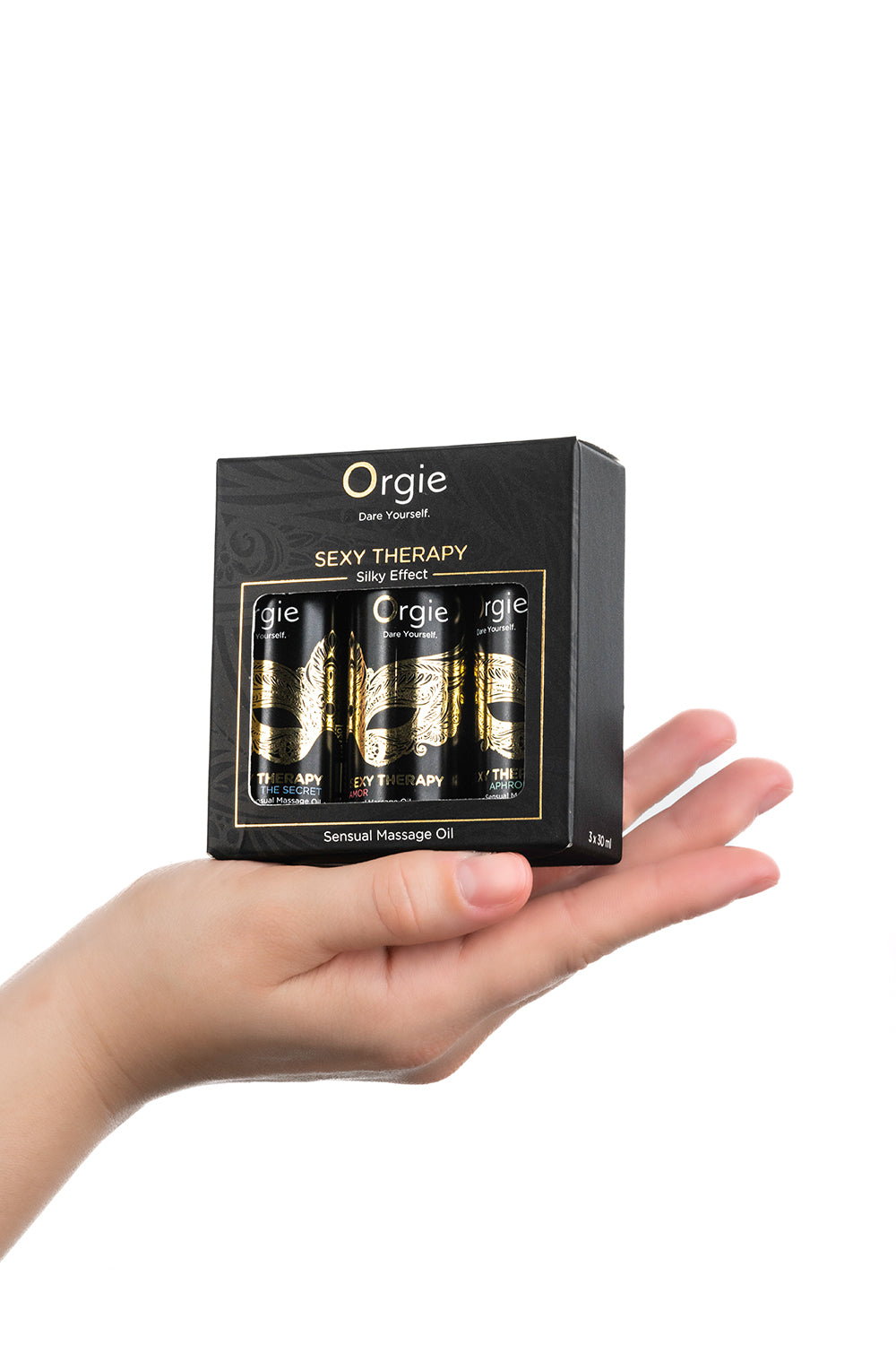 ORGIE - SEXY THERAPY SENSUAL MASSAGE OILS 3 X 30ML SET MINI SIZE COLLECTION