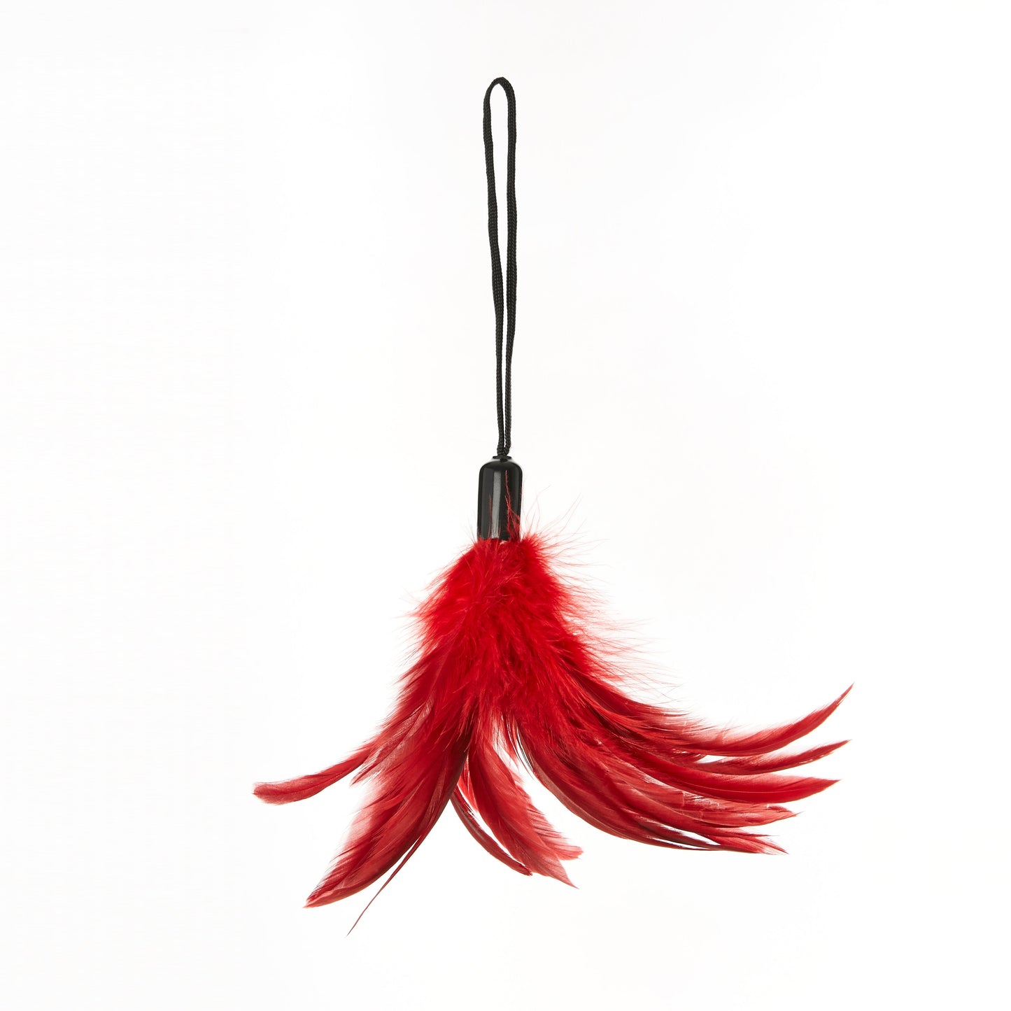 SPORTSHEETS PLEASURE FEATHER TICKLER RED