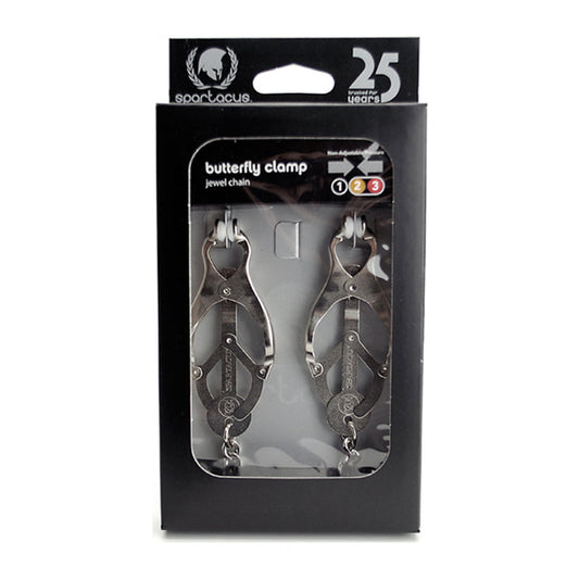 SPARTACUS - LITE LINE NIPPLE CLAMPS WITH CURBED CHAIN