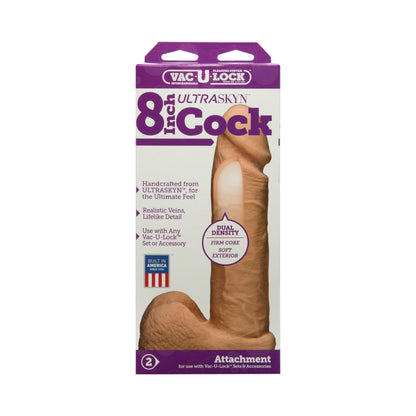 DOC JOHNSON - VAC U LOCK 8 INCH ULTRASKYN COCK