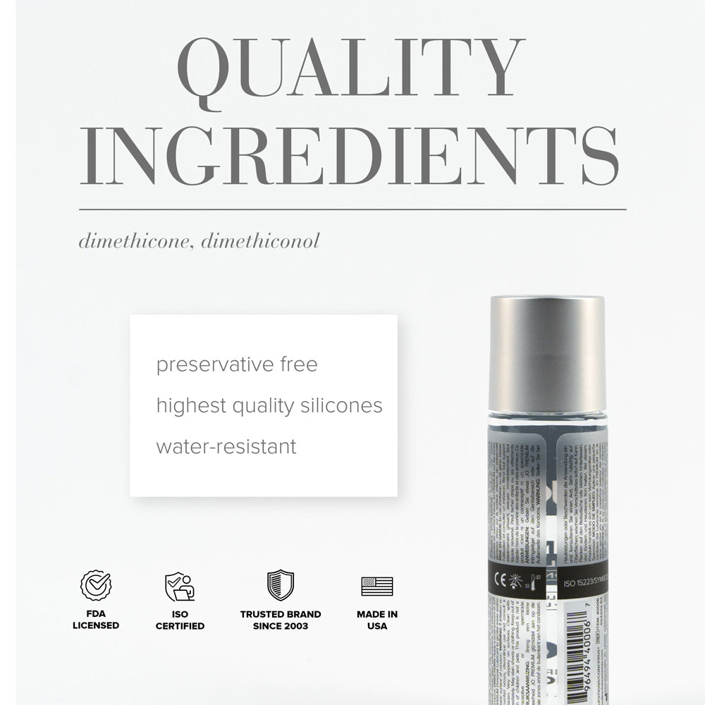 SYSTEM JO - LUBRICANTE A BASE DE SILICONA JO PREMIUM ORIGINAL 2 OZ.