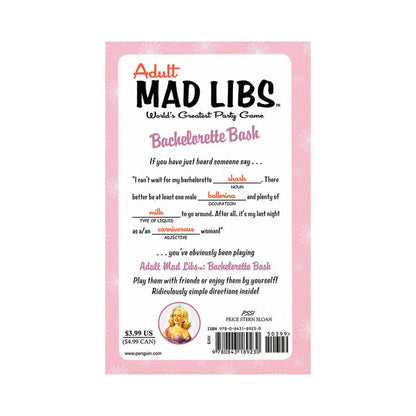 BACHELORETTE BASH MAD LIBS