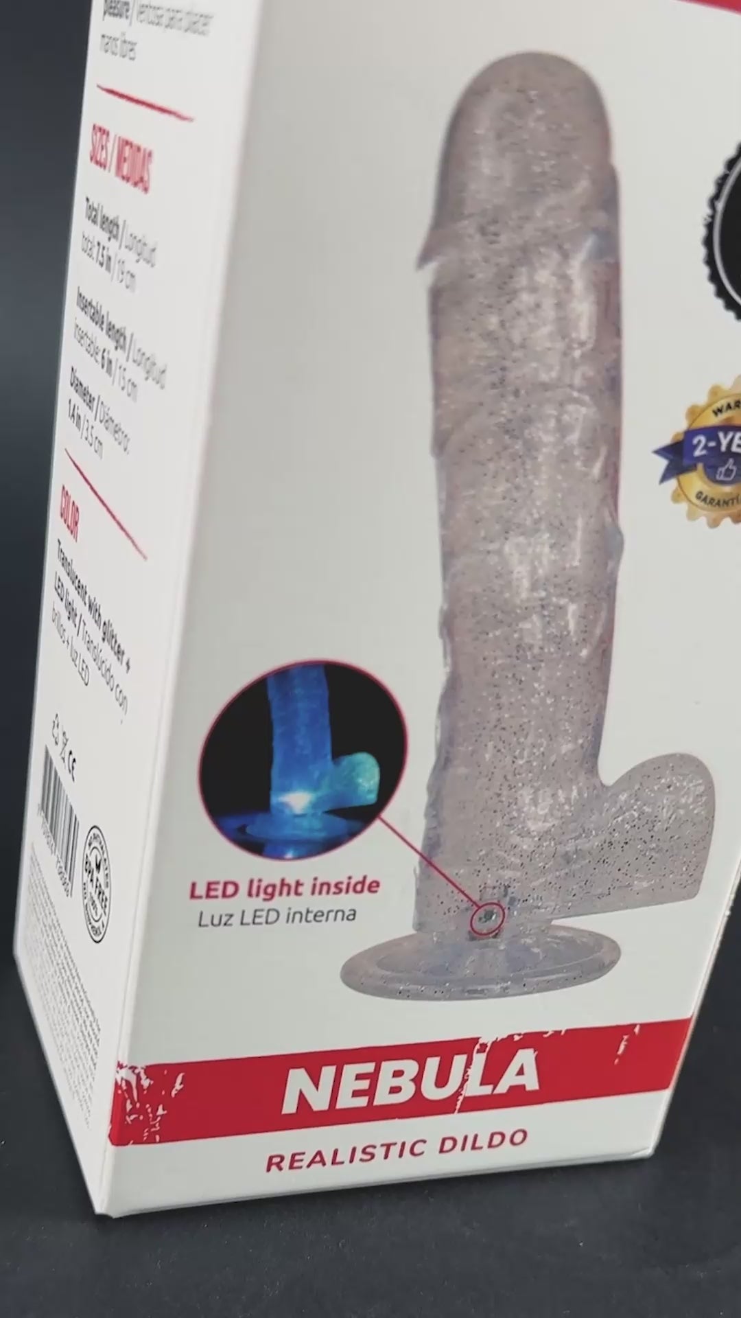 CAMTOYZ - RAW NEBULA REALISTIC DILDO