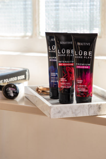 SEXITIVE - LUBRICANTE ANAL LUBE INTENSITY HOT PLEASURE. EFECTO CALOR. 130ML