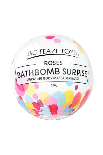 BIG TEAZE TOYS - BATH BOMB SURPRISE W/ VIBRATING BULLET ROSE