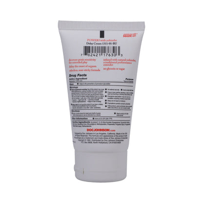 DOC JOHNSON - POWER + DELAY CREAM 1OZ.