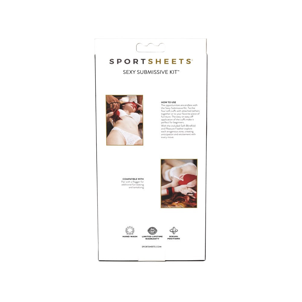 SPORTSHEETS 6-PIECE SEXY SUBMISSIVE KIT RED