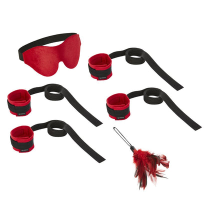 SPORTSHEETS - 6-PIECE SEXY SUBMISSIVE KIT RED