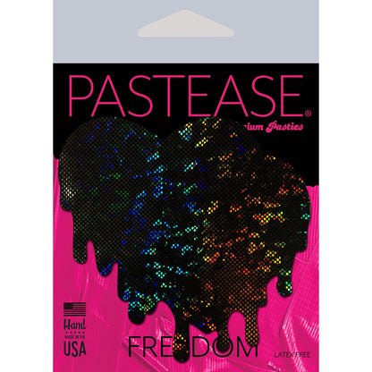 PASTEASE MELTED HEART PASTIES BLACK