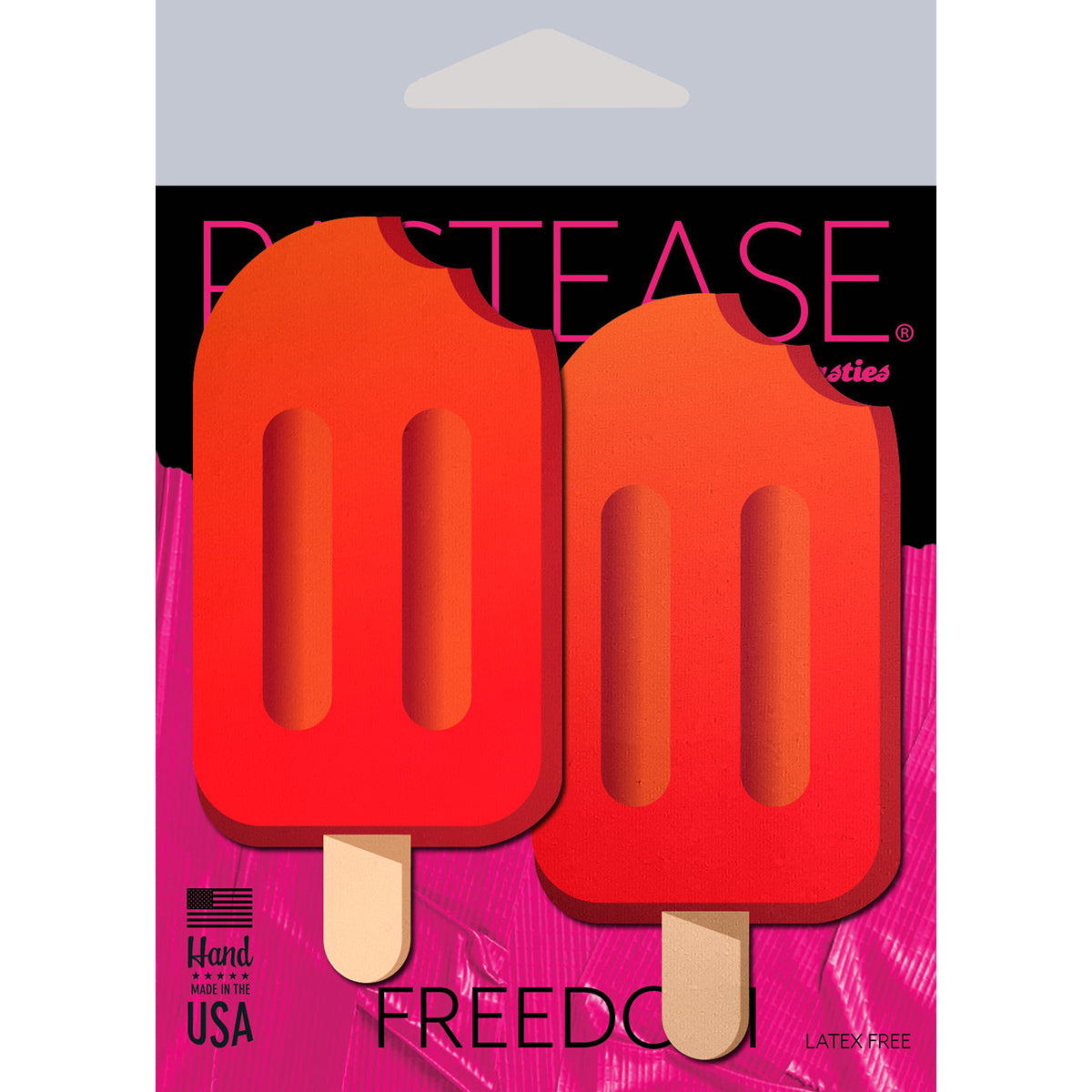 PASTEASE CHERRY RED POPSICLE PASTIES
