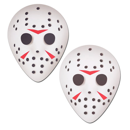 PASTEASE HALLOWEEN JASON HOCKEY MASK PASTIES