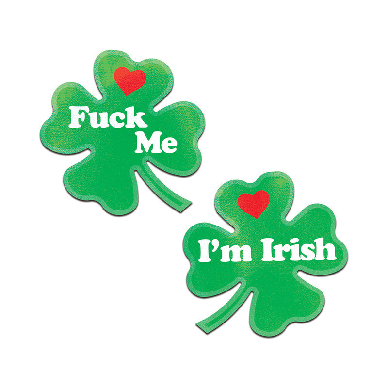 PASTEASE - FUCK ME I''M IRISH SHAMROCK PASTIES