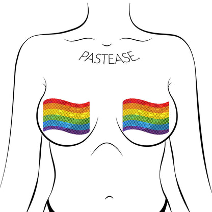 PASTEASE RAINBOW PRIDE FLAG PASTIES
