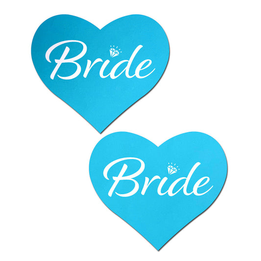 PASTEASE BRIDE BLUE HEART PASTIES