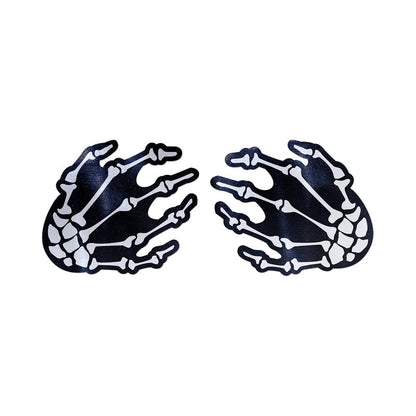 PASTEASE - SKELETON HANDS PASTIES BLACK