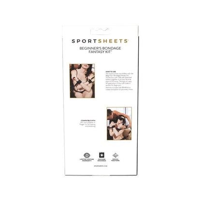SPORTSHEETS - BEGINNER''S BONDAGE FANTASY KIT BLACK