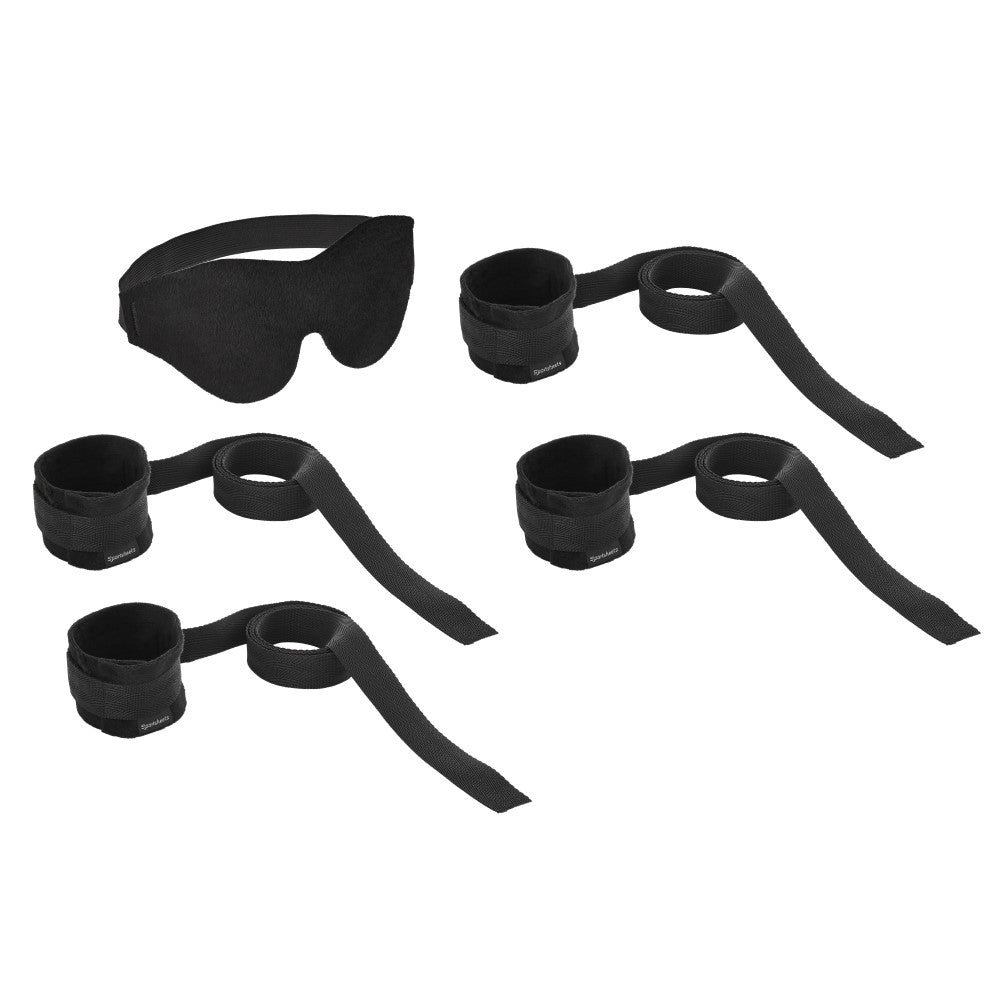 SPORTSHEETS - BEGINNER''S BONDAGE FANTASY KIT BLACK