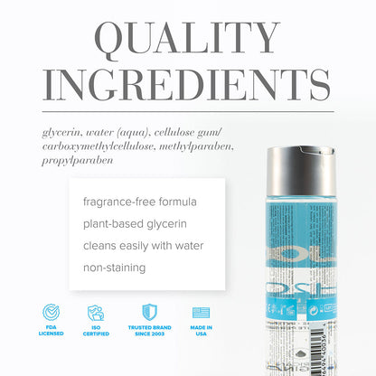 SYSTEM JO - LUBRICANTE ORIGINAL A BASE DE AGUA JO H2O DE 8 OZ.