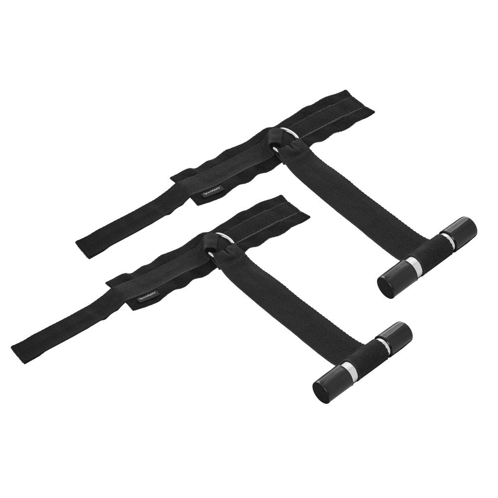 SPORTSHEETS ADJUSTABLE DOOR JAM CUFFS SET BLACK