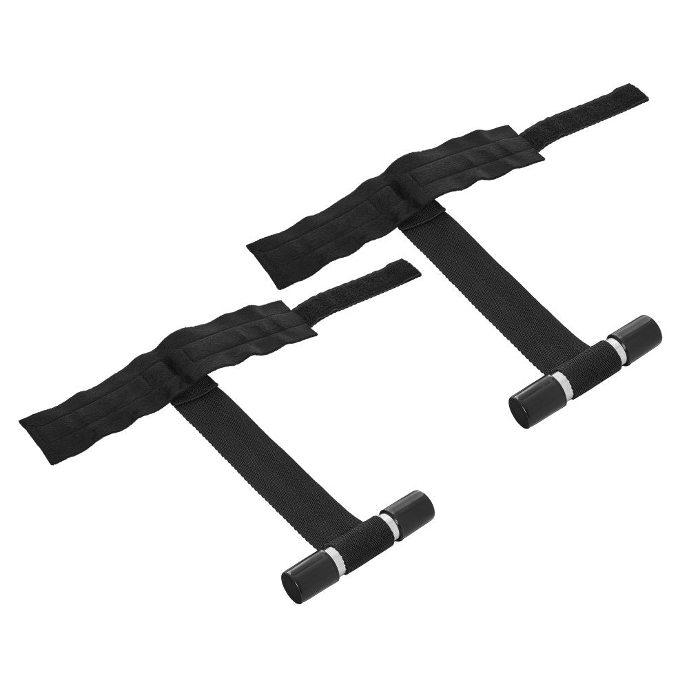 SPORTSHEETS ADJUSTABLE DOOR JAM CUFFS SET BLACK