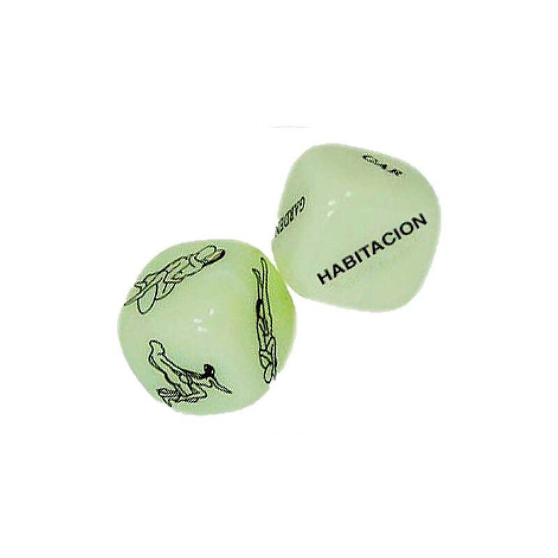 DIVERTY SEX - 2 GLOWING DICE: POSITION + LOCATION