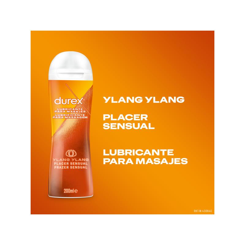 DUREX - 2 IN 1 MASSAGE GEL YLANG YLANG 200 ML
