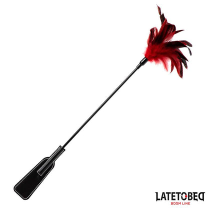 LATETOBED BDSM LINE - 2-IN-1 PADDLE WITH FEATHER