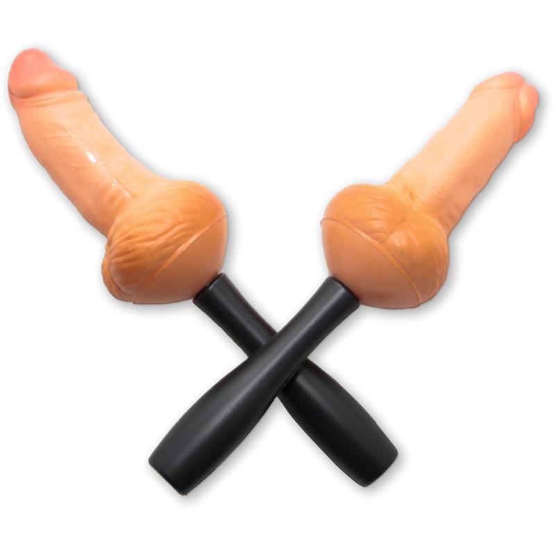 DIVERTY SEX - 2 PENIS-SHAPED MARACAS 25 CM