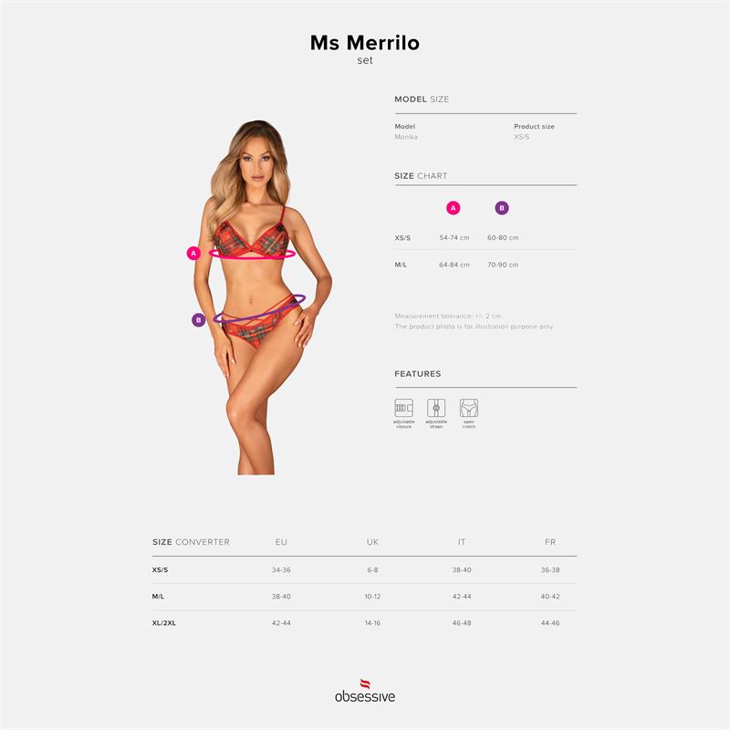 OBSESSIVE - 2 PIECES SET MS MERRILO